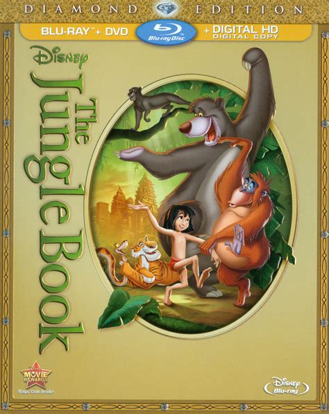 Best Buy The Jungle Book Diamond Edition 2 Discs Blu Raydvd 1967
