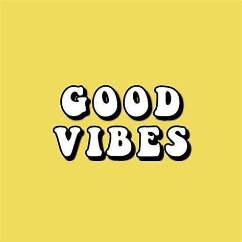 Good Vibes💛 Yellow Aesthetic Positivity Words