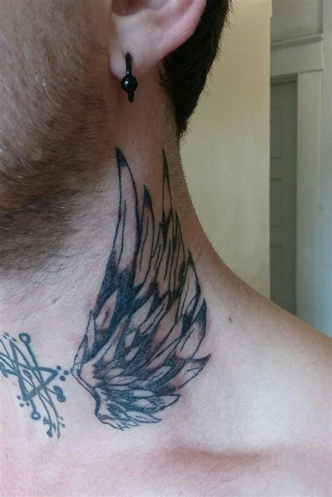 Top 72 Wings On Front Neck Tattoo Latest Thtantai2