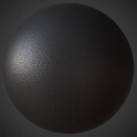 Black Leather Pbr Material Free Texture Download