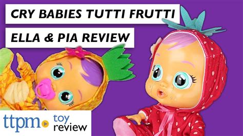 Cry Babies Tutti Frutti Ella And Pia From Imc Toys Review Youtube