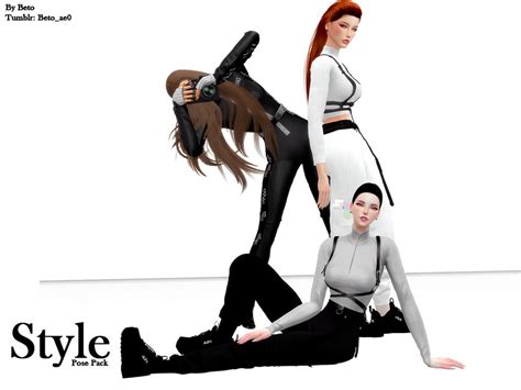 Style Pose Pack By Betoae0 From Tsr • Sims 4 Downloads