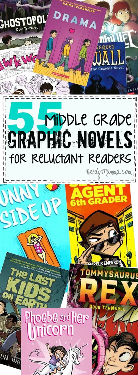 55 Middle Grade Graphic Novels for Reluctant Readers {Both ... Do your kids have a penchant for graphic novels?