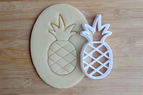 Pineapple Cookie Cutter 3d Printed Summer Cookie Cutter Etsy