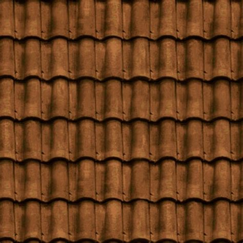 Clay Roofing Texture Seamless 03421