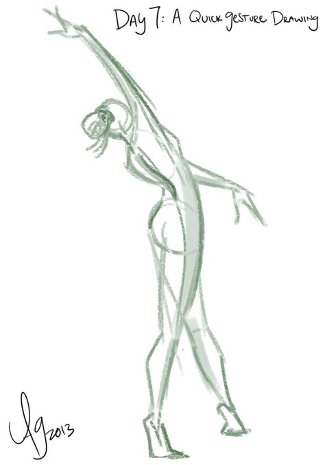 Day 7 A Quick Gesture Drawing By Kuabci On Deviantart