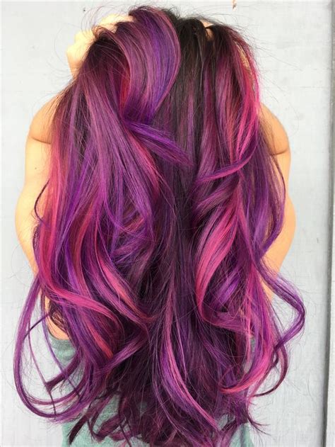 I am sure you herd of robin hood! 95 Purple Hair Color Highlights Lowlights For Dark ...