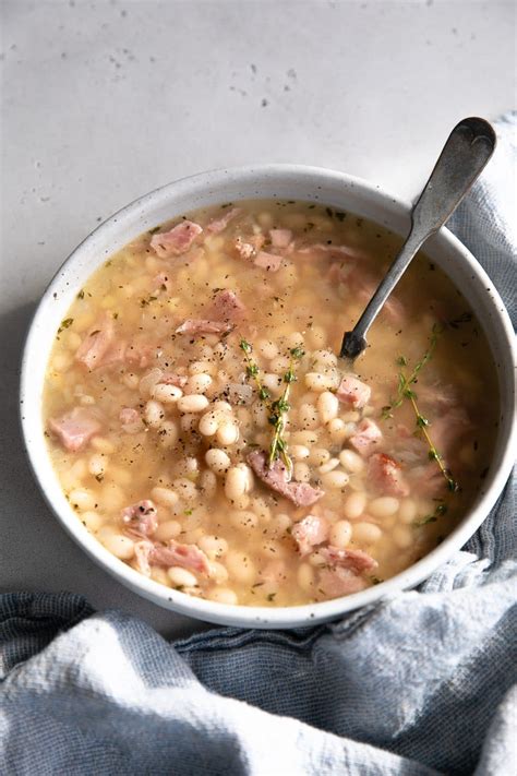Navy Bean Soup With Ham The Forked Spoon