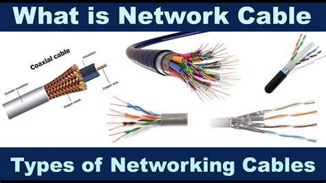 Types Of Networking Cables UTP VS STP Cable Fiber Optic Cable VS