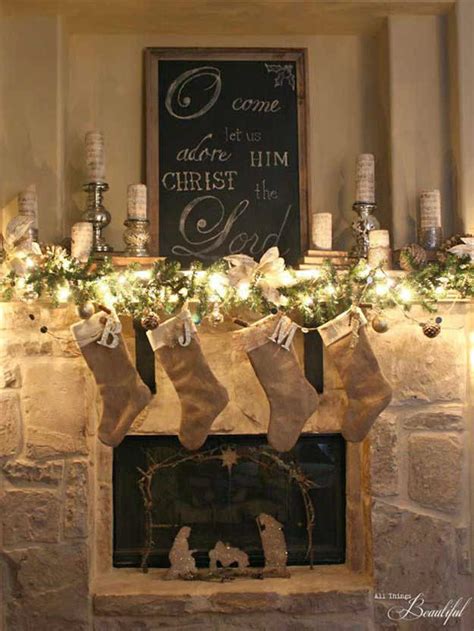 See more ideas about christmas mantels, christmas, christmas mantle. Mantel Decorating Ideas DIY Projects Craft Ideas & How To ...