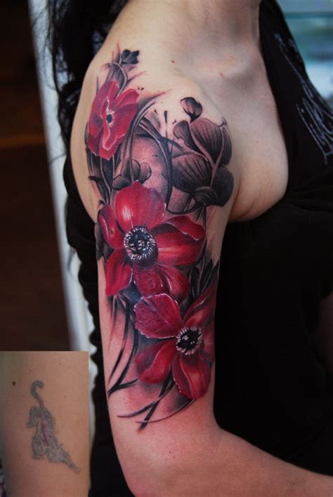 flower sleeve tattoos designs ideas and meaning tattoos for you