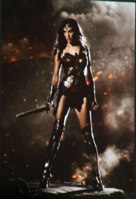 Wonder Woman Gal Gadot Poster Sdcc 2014 Batman V Superman Dawn Of Justice