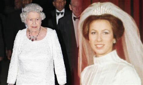 The tiara can also be worn as a necklace, as the queen found out on her wedding day. Princess Anne news: Wedding Queen Mary Fringe tiara has ...
