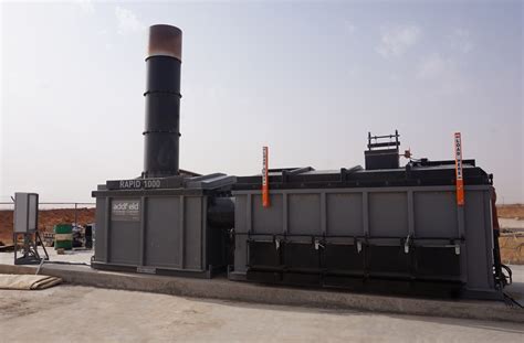 Large Scale Incinerators Rapid1000 High Capacity Addfield