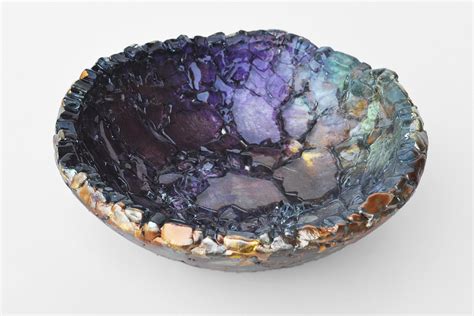 Grape Stomp By Mira Woodworth Art Glass Bowl Artful Home
