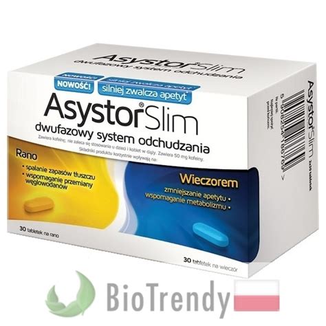 Asystor Slim - tabletki na odchudzanie - BioTrendy