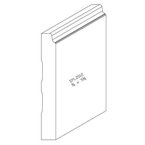 See more ideas about baseboard molding, home repairs, moldings and trim. 3/4" x 5-1/2" Hickory Custom Baseboard - SPL2012