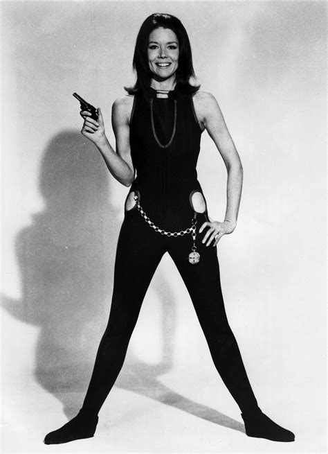The Swinging Sixties Diana Rigg As Emma Peel In The Avengers