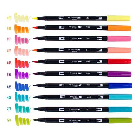 Tombow Dual Brush Pen Retro Colour Set Renk