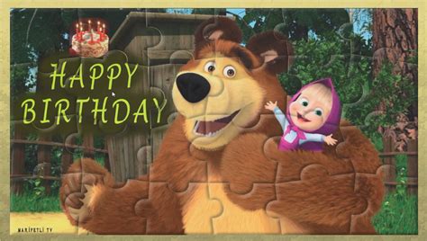 Masha And The Bear Happy Birthday