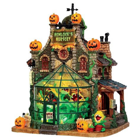 Lemax Spooky Town Collection Hemlock S Nursery Halloween Collectibles Halloween Village Lemax