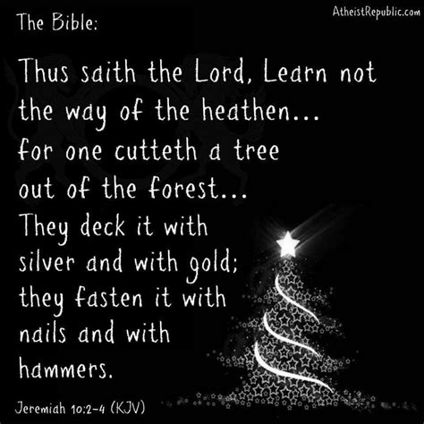 Bible Verse About Pagan Christmas Tree Sake History Picture Galleries
