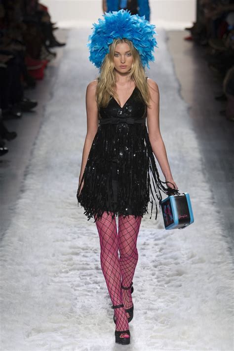 Elsa hosk walks the runway during the balmain show as part of the paris fashion week womenswear spring/summer 2018 on september 28, 2017 in paris, france. Elsa Hosk Catwalk - Jeremy Scott Fashion Show in NYC 2/10 ...
