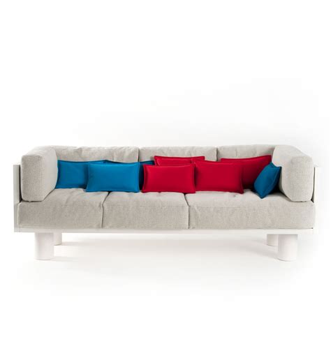 Sofa infinity velvet taupe right kare design. Ottoman Sofa - Canapé 3 places - H.72 D.80/140 W.220 - COLE