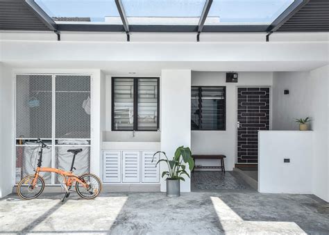Malaysian Single Storey Terrace Renovated Modern Faca