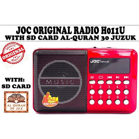 It is the chart of life for every. Joc radio digital mp3 Al Quran 30 Juzuk rechargeable USB ...