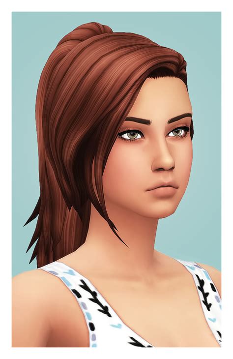 Sims 4 Realistic Hair Peatix