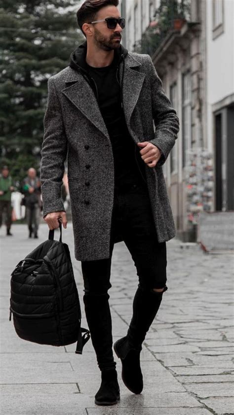 The Best 5 Winter Outfits With Long Coats Winter Outfits Men Mens
