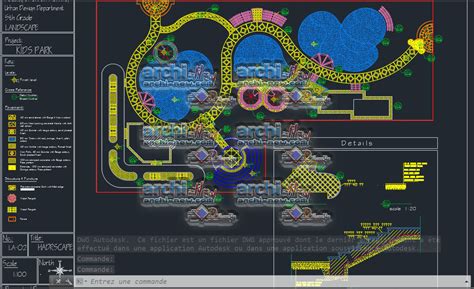 If you're an architect, an engineer or a draftsman looking for quality cads to use in your work, you're our job is to design and supply the free autocad blocks people need to engineer their big ideas. Children's park landscape freecad Dwg Archi-new - Free Dwg ...