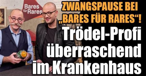 Damit hat horst lichter nicht gerechnet: Sven Deutschmanek krank: Auszeit bei "Bares für Rares ...