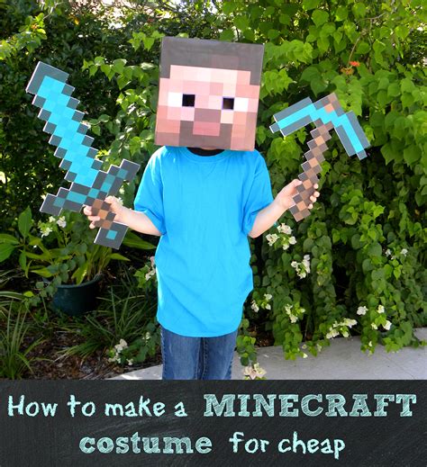 How To Make A Minecraft Steve Costume For Less Than 10