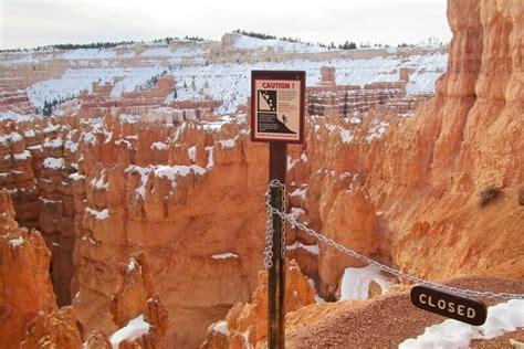 Navajo Trail In Winter Not A Loop Photos Bryce Canyon National Park
