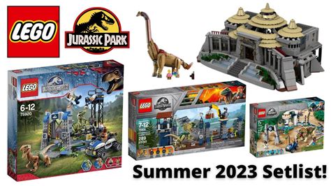 Lego Jurassic Worldpark Summer 2023 Setlist Visitor Center Adults Set
