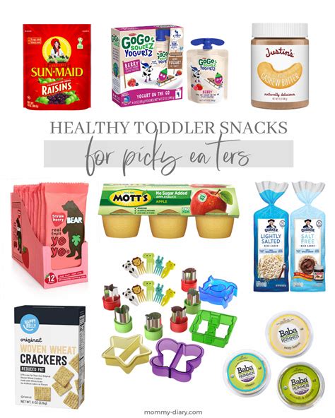 Healthy Toddler Snacks For Picky Eaters Mommy Diary