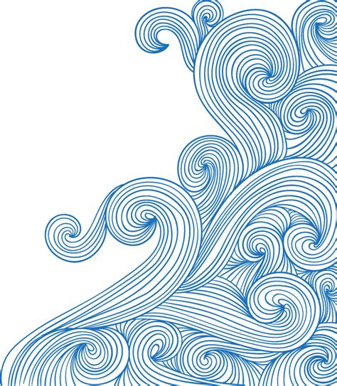Waves Swirl Bluewaves Doodle Ftestickers Blueswirl