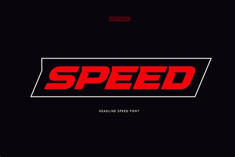 Headline Speed Font By Artyway Thehungryjpeg