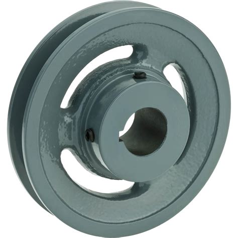 Single V Groove Pulley 4 Pitch Dia 78 Bore At