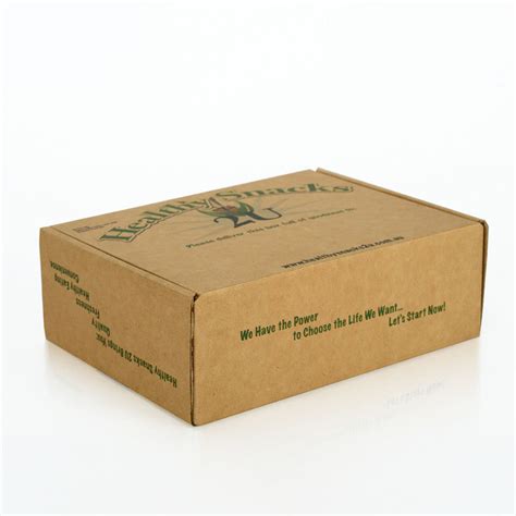 Brown Corrugated Printed Mailer Boxes Cardboard Shipping Boxes Custom