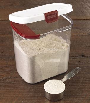 Flour takes a longer time to go bad compared to most foods, but the process will still move. Progressive International Flour Keeper - Baking Bites