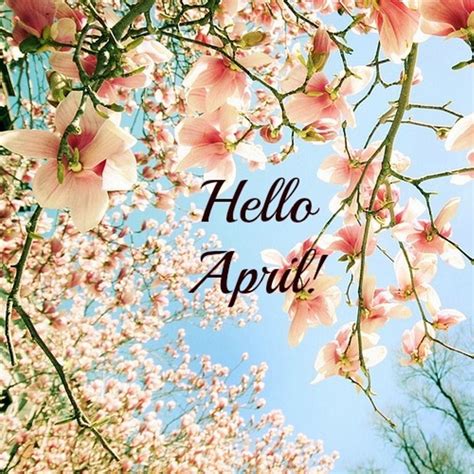 Hello April Facebook Hello April April Images Hello Spring Wallpaper