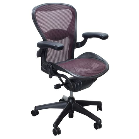 The herman miller aeron business chair consists of more than 50 different components and subassemblies from more than 15 direct suppliers. Herman Miller Aeron Used Size B Task Chair, Garnet ...