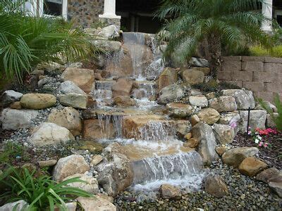 Pondless water stream & falls you don't need a lot of space in the backyard to create and impressive pondless water. American Pondless Waterfall Kit & 8 ft Stream-DIY ...
