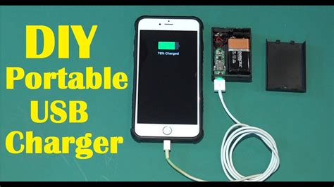 How To Make An Emergency Mobile Phone Charger Diy Power Bank Youtube