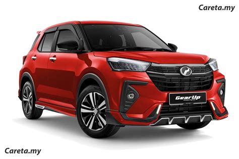 Pakej GearUp untuk Perodua Ativa 2021  Careta