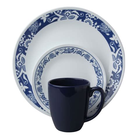 #Corelle® Livingware™ True Blue16-Pc Dinnerware Set - A modern twist on