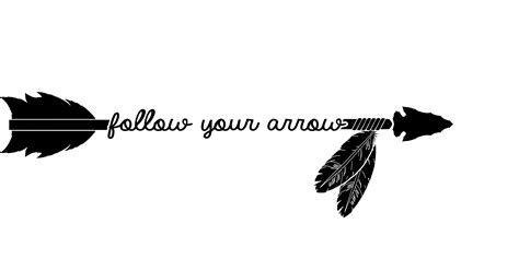 From the indigenous symbols dominating the tattoo flashes in the early years of the traditional american tattoo style , all the way to elaborate realistic pieces today, this aesthetic and. Follow you arrow, soft cursive, feathers...a basic idea ...